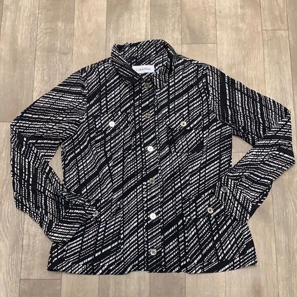 ‎Womens Calvin Klein Button Up Jacket - Picture 1 of 10